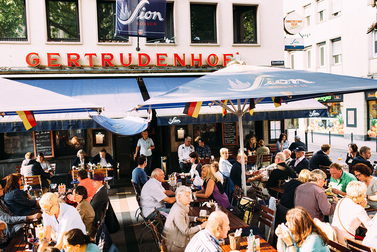 Sonnenterrasse des Gertrudenhof am Neumarkt